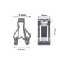 The Lord of the Tools 10pcs 17mm Véhicule Intérieur Rembourrage Retenue en Métal Garniture Panneau Doublure Clips Accessoires de