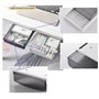 TUKA-i-AKUT 2X 1,7L Tiroirs Sous Bureau, 21x18x5,4cm Autocollant Boîte à Tiroirs Cachée Organisateur Rangement pour Bureau/Meubl