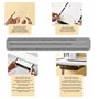 TUKA-i-AKUT 2X 1,7L Tiroirs Sous Bureau, 21x18x5,4cm Autocollant Boîte à Tiroirs Cachée Organisateur Rangement pour Bureau/Meubl
