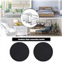 Be In Your Mind 4pcs Connecteur de Meubles Sectionnels de Canapé Pince Crocodile à Pression avec Vis et 12pcs Coussinets de Meub