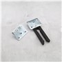 Be In Your Mind 4pcs Connecteur de Meubles Sectionnels de Canapé Pince Crocodile à Pression avec Vis et 12pcs Coussinets de Meub