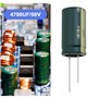 Be In Your Mind 4pcs 4700uF 50V Condensateur Électrolytique en Aluminium 18x35mm pour Appareils Électroménagers Intelligents Équ