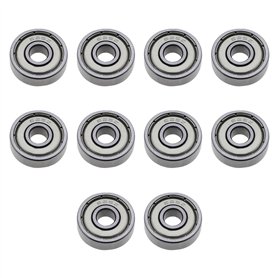 Create idea 10pcs 625ZZ Roulements à Billes à Gorge Profonde ABEC-5 Double Métal Scellé Roulement en Acier 5x16x5mm pour Machine