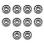 Create idea 10pcs 625ZZ Roulements à Billes à Gorge Profonde ABEC-5 Double Métal Scellé Roulement en Acier 5x16x5mm pour Machine