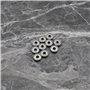 Create idea 10pcs 625ZZ Roulements à Billes à Gorge Profonde ABEC-5 Double Métal Scellé Roulement en Acier 5x16x5mm pour Machine