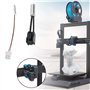 Create idea 2pcs Bo?te Chauffante pour Imprimante 3D Thermistance NTC 100K 3950 24V 40W avec Terminal XH2.54 Compatible avec Art