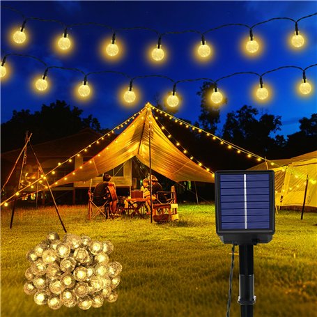 Realky Guirlande Lumineuse Exterieure 60 led warm
