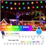 18M 100 LED Guirlande Solaire Exterieur