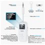 1Mii SafeFly Dual Adaptateur Avion Bluetooth 5.3 pour 2 Casque, Supporte aptX AD/LL/HD, Écran OLED, Transmetteur Bluetooth Audio