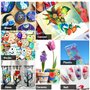 LUZOON Feutre Acrylique, 12 Couleurs Feutre Peinture Marqueur Acrylique Stylo Peintures Permanent Imperméables pour Pierre, Bois