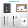 Lavales ML301 Transmetteur Récepteurr Bluetooth 5.3 pour TV, Adaptateur Bluetooth 2 en 1 avec AUX Jack 3,5 mm, AptX HD/AptX LL F