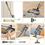 aonus Aspirateur Balai sans Fil 45KPa/580W/70Min, Aspirateur sans Fil Puissant avec Écran Tactile LED, Autoportant, Brosse Anti-