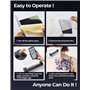 MUNBYN 2025 Nouveau 300DPI Thermocopieur Tatouage Bluetooth ITP06, 20 Feuilles Imprimante Transfert, Imprimante Stencil Tatouage