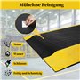 uyoyous 150 x 50 cm - Tapis de travail anti-fatigue - Avec dos en caoutchouc de 25 mm - Sur pied ergonomique avec bord jaune - E