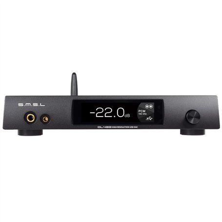 S.M.S.L DL400 Audio DAC & Amplificateur de casque DSD 256 PCM 32bit/768 kHz 32Ω 3000 mW 2 Amplificateur de casque équilibré RCA/