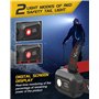 Victoper Lampe frontale rechargeable avec 11 LED améliorées, 25 000 lumens, super lumineuse, 12 + 12 modes, étanche, détection d