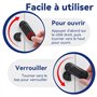 ECHOCUBE Verrous de sécurité pour enfants, 6 paquets de verrous d'armoire résistants aux bébés avec ruban adhésif, verrous de sé