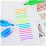 6PCS Surligneur Fluo Pailleté- Coloris Assortis