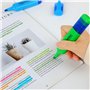 DERAYEE Highlighter Surligneurs, 6PCS Surligneur Fluo Pailleté- Coloris Assortis