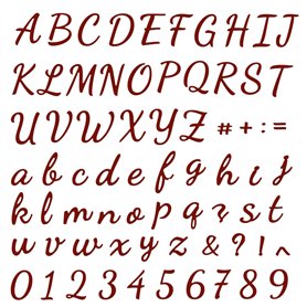 Matrice Découpe Noël Métal Chiffre 0-9 Lettre A-Z Pochoir Cutting Dies Bricolage Artisanat Décoration Avent Scrapbooking Carte V