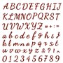 Matrice Découpe Noël Métal Chiffre 0-9 Lettre A-Z Pochoir Cutting Dies Bricolage Artisanat Décoration Avent Scrapbooking Carte V