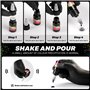 STIGMA Encre de Tatouage Noire 15ml, 1/2oz par bouteille Pro Black Tattoo Ink for Tattoo Artist