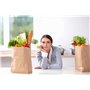 SULOLI 24pcs Sac en Papier Kraft，Marron Sac Cadeau avec Poignée Cadeaux en Papier Petits Sacs de Transport pour Noël Mariage Sho