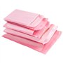 SULOLI Rose Enveloppe Plastique Expedition en 5 Tailles—100pcs Sacs d'Expédition Envoi Postal ，Sac d'Emballage Opaque Imperméabl