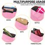 SULOLI Rose Enveloppe Plastique Expedition en 5 Tailles—100pcs Sacs d'Expédition Envoi Postal ，Sac d'Emballage Opaque Imperméabl