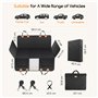 Meowant Protection Voiture Chien, Extension de Siège Arrière pour Chiens Antidérapant et Imperméable avec Ceinture de Sécurité, 