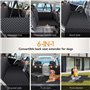 Meowant Protection Voiture Chien, Extension de Siège Arrière pour Chiens Antidérapant et Imperméable avec Ceinture de Sécurité, 