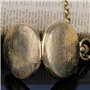Tiong Montre de poche et gousset mécanique en cuivre antique pour homme avec chaîne et boîte cadeau de Noël, Or 1., Antique