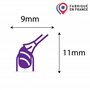 Tampon salon de manucure | Cachet encreur carte de fidélité prothésiste ongulaire | 11mm | Nail bar ink stamp