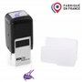 Tampon salon de manucure | Cachet encreur carte de fidélité prothésiste ongulaire | 11mm | Nail bar ink stamp
