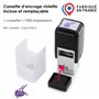 Tampon salon de manucure | Cachet encreur carte de fidélité prothésiste ongulaire | 11mm | Nail bar ink stamp