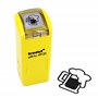 Tampon fidélité motif bière 11 mm [ cachet encreur pinte festival chope bar stamp carte fidélité ]