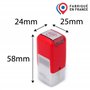 Tampon Père Noël | 11mm | Cachet encreur carte de fidélité| Santa Claus stamp