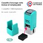 Tampon check | 11mm | Cachet encreur validation | check ink stamp