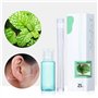 Nettoyer de trou d'oreille, solution de nettoyant piercing 25 ml et 70 trous d'oreille Ligne nettoyage Floss Set Aftercare Odor 