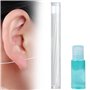 Nettoyer de trou d'oreille, solution de nettoyant piercing 25 ml et 70 trous d'oreille Ligne nettoyage Floss Set Aftercare Odor 
