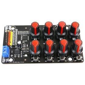 RC Servo Controller 8 canal Testeur servo réglable manuellement avec fonction de centrage pour 5-8