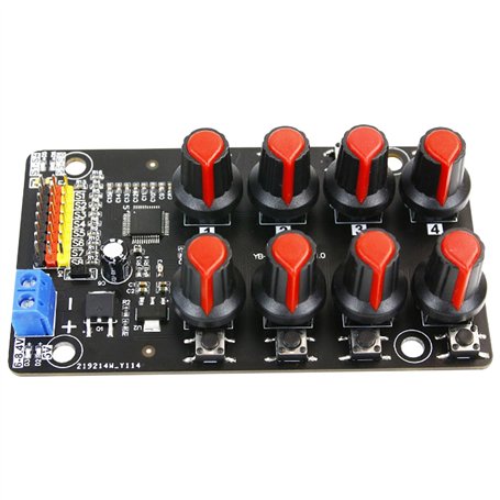 RC Servo Controller 8 canal Testeur servo réglable manuellement avec fonction de centrage pour 5-8
