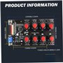 RC Servo Controller 8 canal Testeur servo réglable manuellement avec fonction de centrage pour 5-8, 4 V Servos Over-Current Prot