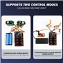 RC Servo Controller 8 canal Testeur servo réglable manuellement avec fonction de centrage pour 5-8, 4 V Servos Over-Current Prot