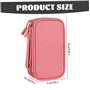 Sac d'organisateur de câble, Organisateur de voyage électronique à double couches imperméable portable, sacs compartiments sacs 