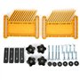 Scie à table Featherboard, Featherboards, Scie à ruban de routeur jaune 2Pcs pour clôture de scie à table Machine de gravure inv