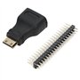 Pour Raspberry Pi Zero Kit, jeu de broches de cordon d'adaptateur sans fil pour micro-ordinateur