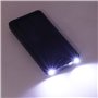 Luqeeg Source D'énergie Solaire, Banque d'alimentation Portable 30000mah, Batterie Externe Camping avec 2 éclairages LED Chargeu