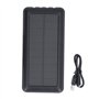 Luqeeg Source D'énergie Solaire, Banque d'alimentation Portable 30000mah, Batterie Externe Camping avec 2 éclairages LED Chargeu