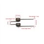 Ressort de Torsion Double, 2 pièces, diamètre du Fil 1.1, diamètre extérieur 10.5mm, Ressort de Torsion Fort